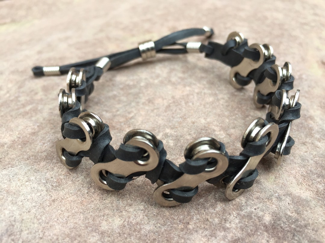 Bicycle Chain Link Bracelet Handmade Jewelry From Bike Parts