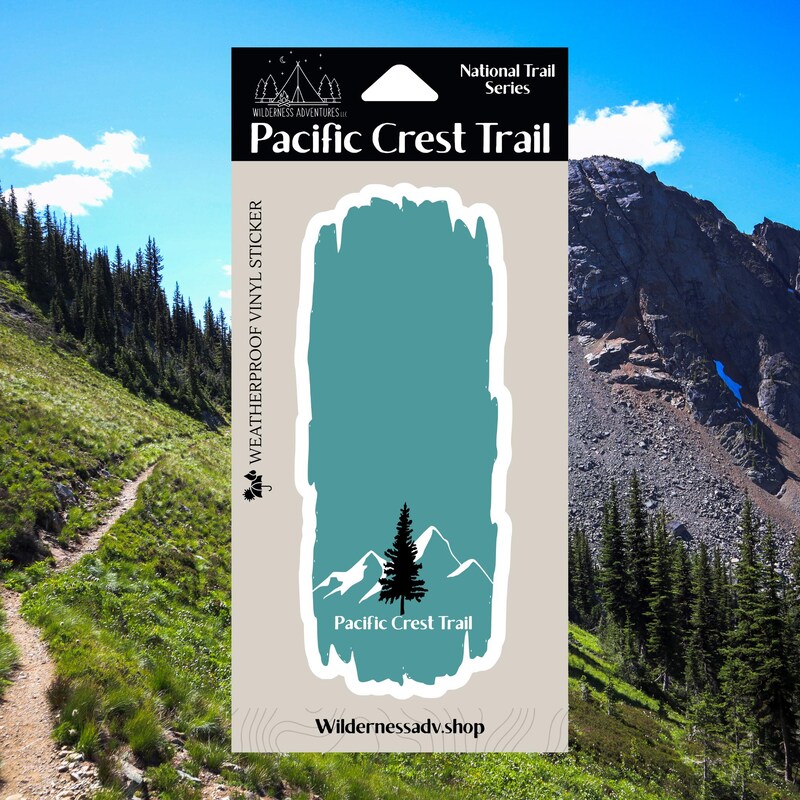 Pct Sticker Pacific Crest Trail Tag - Etsy