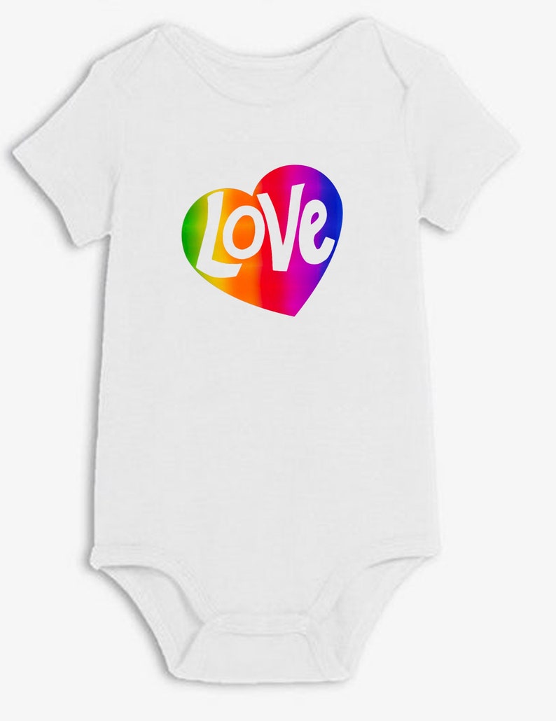 Love Rainbow Onesie