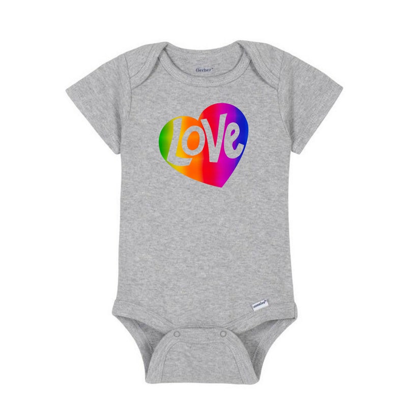 Love Rainbow Onesie