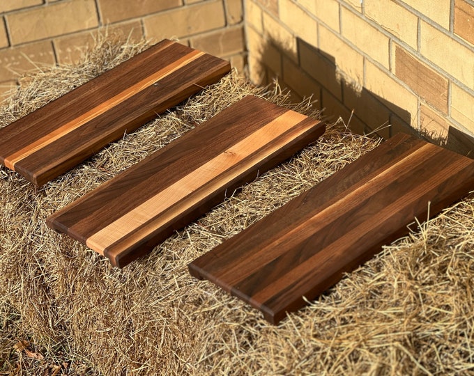 Walnut & Maple Serving Boards