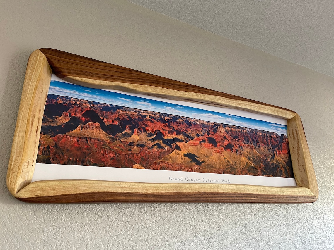 Custom Live Edge Picture Frame Etsy