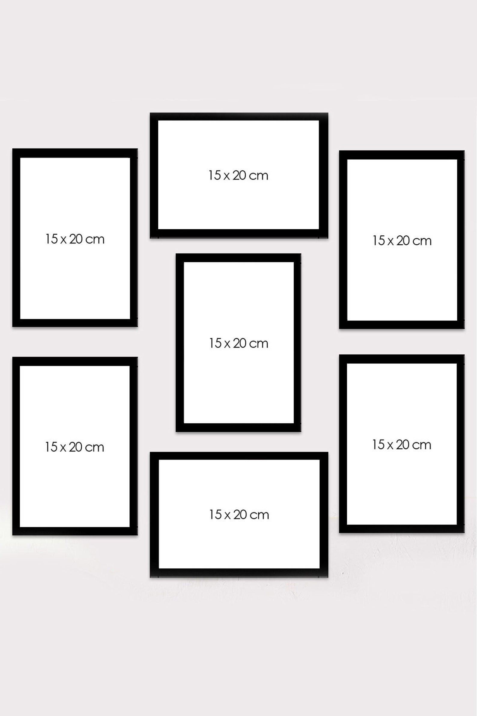 Chart Living Room Prints Set of 7 Wall Decor Wall Hangings | Etsy