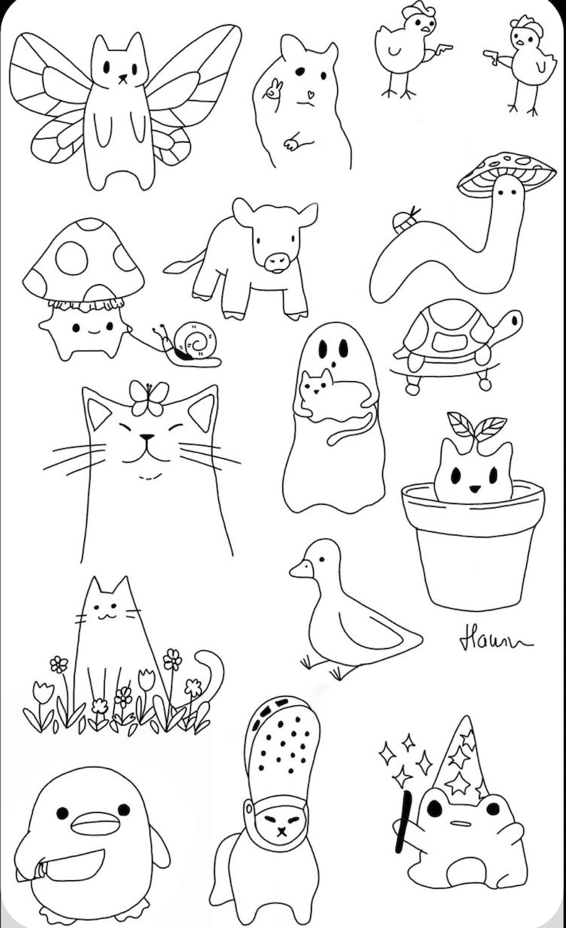 Pre made Tattoo Stencils Ready To Use Tattoo Stencils Tattoo Etsy Finland tiny-house-design-stencils