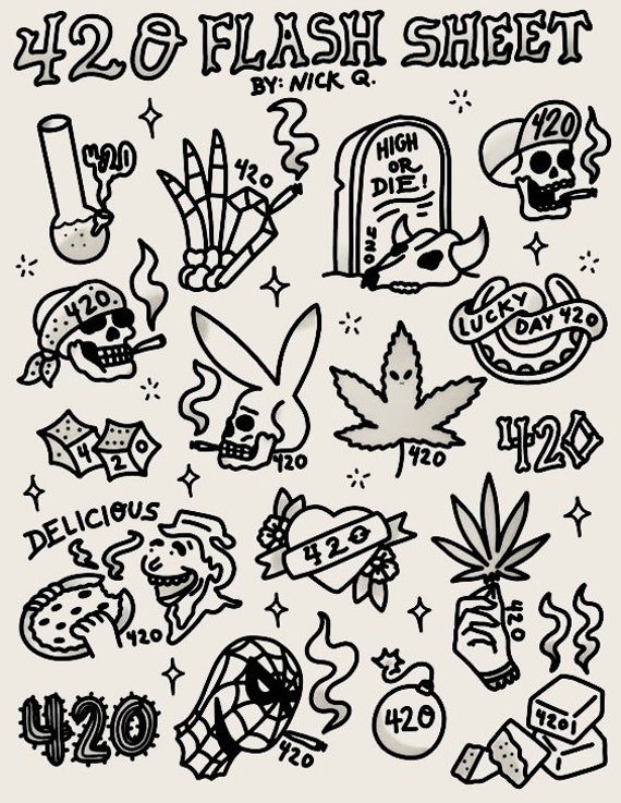 Pre-made Tattoo Stencils, Ready to Use Tattoo Stencils, Tattoo