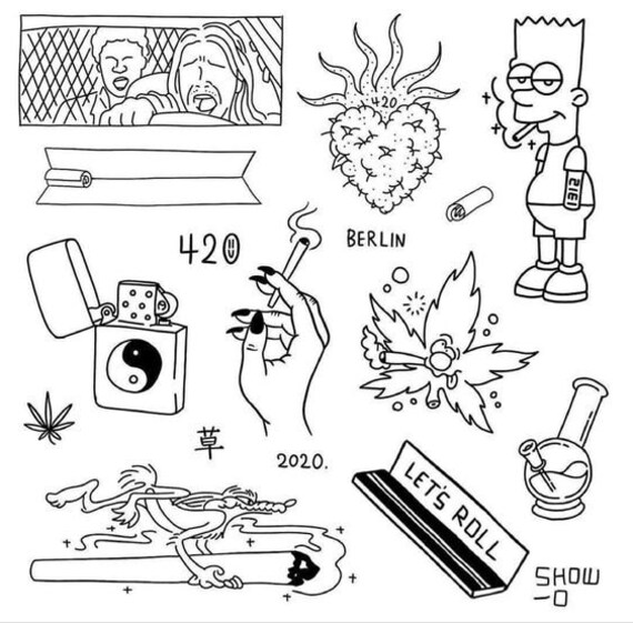Mini Drawings, Tattoo Stencil Outline, Tattoo Flash Sheet, 41% OFF
