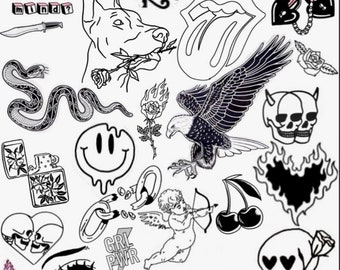 Pre-made Tattoo Stencils Ready to Use Tattoo Stencils Tattoo - Etsy Pre-made Tattoo Stencils Ready to Use Tattoo Stencils Tattoo - Etsy