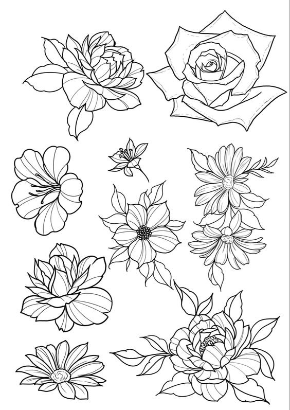 Pre-made Tattoo Stencils, Ready to Use Tattoo Stencils, Tattoo