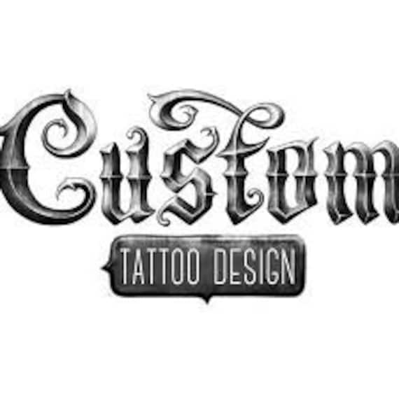 Custom Tattoo Stencils Etsy