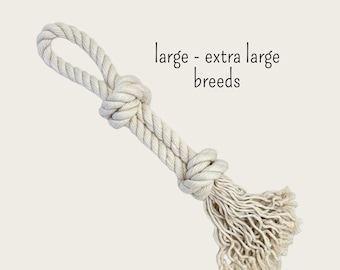 Juguete para perros de cuerda de algodón natural / perros grandes y extra grandes