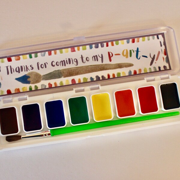 Paint Party Favors Etsy