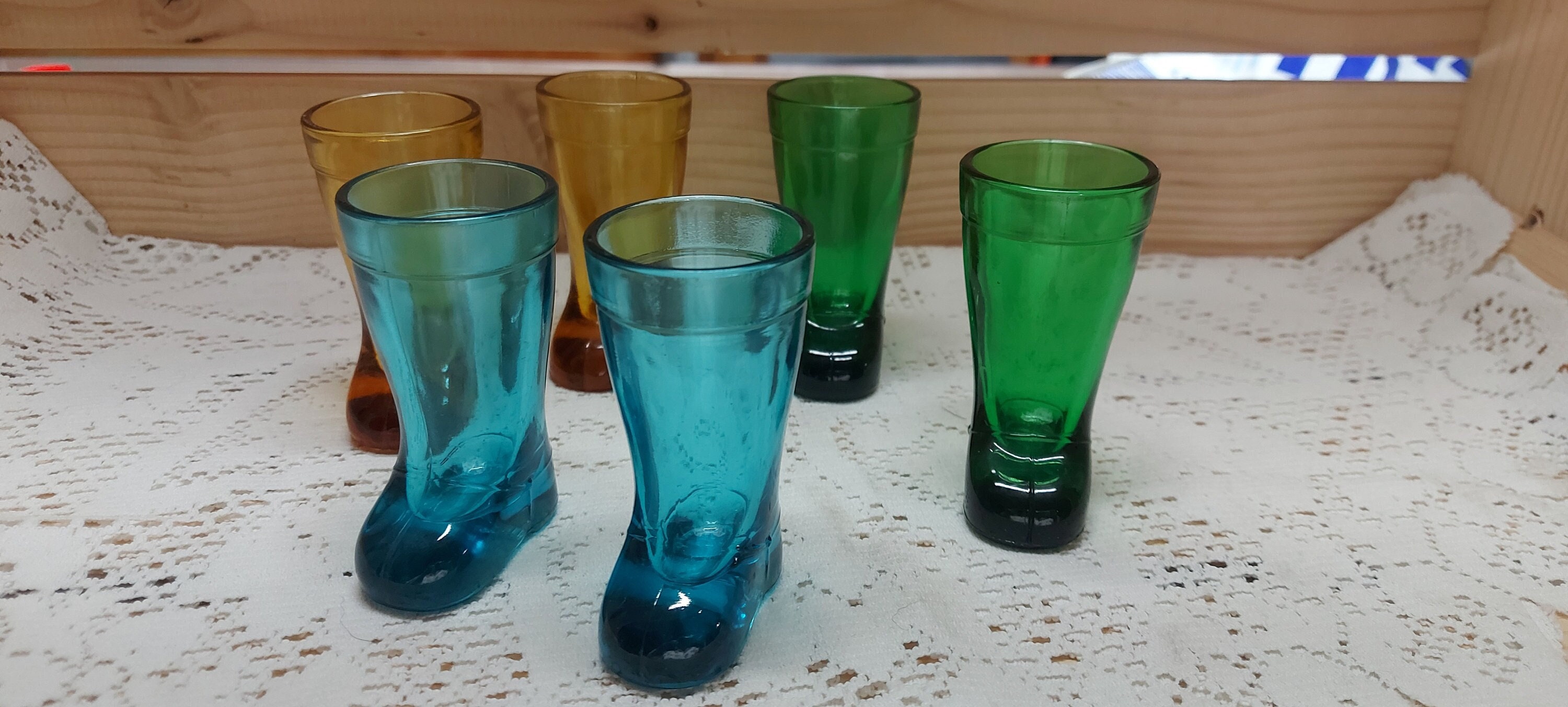 Ensemble de 6 Petits Verres Digestif ou Liqueur - 1960