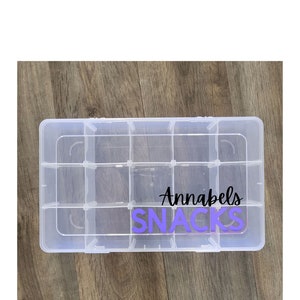 Personalised Snackle Box - snack box - snacks - personalised