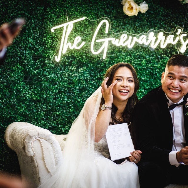 Custom Wedding Neon Sign Best Wedding Gift Neon Wedding Sign Etsy Israel