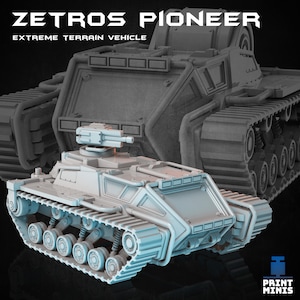 Zetross Pioneer Snow Vehicle - Print Minis | Sci Fi | Tank | Crawler