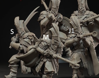 Giannizzeri. Dominio Dorato - Eserciti Cinerei / Impero Ottomano Oscuro e Tetro / 28 mm e 32 mm / Wargaming / DnD / Giochi di ruolo da tavolo