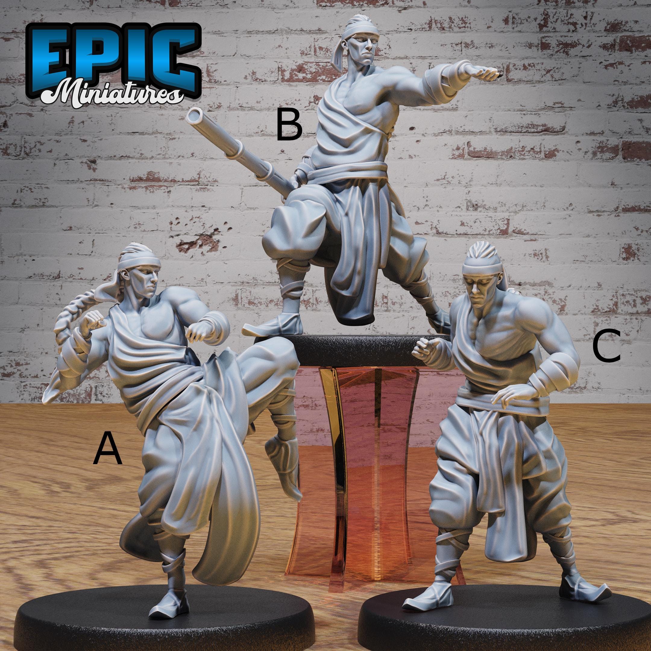 Martial Arts Monk - Epic Miniatures | 28mm and 32mm | Wargaming