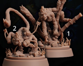Ako Monkey, Spider Monkey Monk - Sordane Publishing | 28mm and