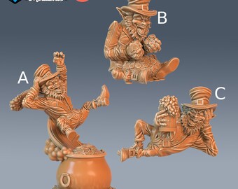 Leprechaun - Epic Miniatures | 28mm | 32mm | Evil | Pot of Gold | Gremlin