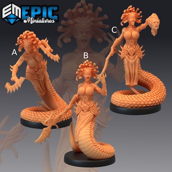 Gorgon Sisters Stheno D&D RPG Tabletop Dungeons and 
