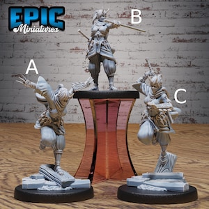 Dark Kunoichi - Epic Miniatures | Ninth Age | 32mm |Iron Fist Tournament | Ninja | Rogue | Assassin