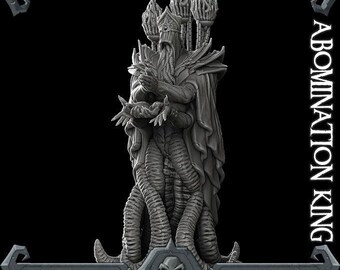 Rey Abominación - Rocket Pig Games / 28 mm y 32 mm / Wargaming / DnD / Juegos de rol de mesa