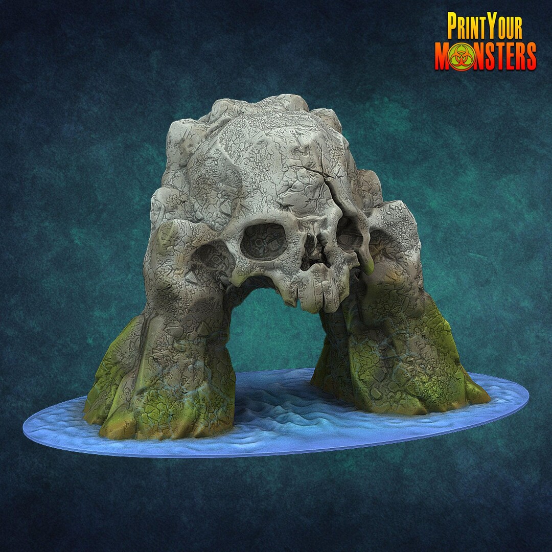 Ocean Rocks Terrain - Print Your Monsters | 28mm and 32mm | Wargaming ...