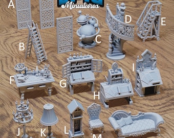 Magical Library Scatter - Epic Miniatures | Magical Library | 28mm and 32mm | Wargaming | DnD | Tabletop Roleplaying