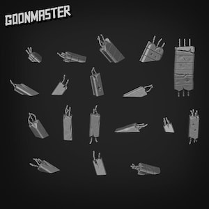 Concrete Rubble Set A - Goonmaster Basing Bits | 28mm and 32mm | Wargaming | DnD | Tabletop Roleplaying
