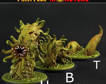 Horrific Plague Worm - Print Your Monsters | 28mm and 32mm | Wargaming | DnD | Tabletop Roleplaying