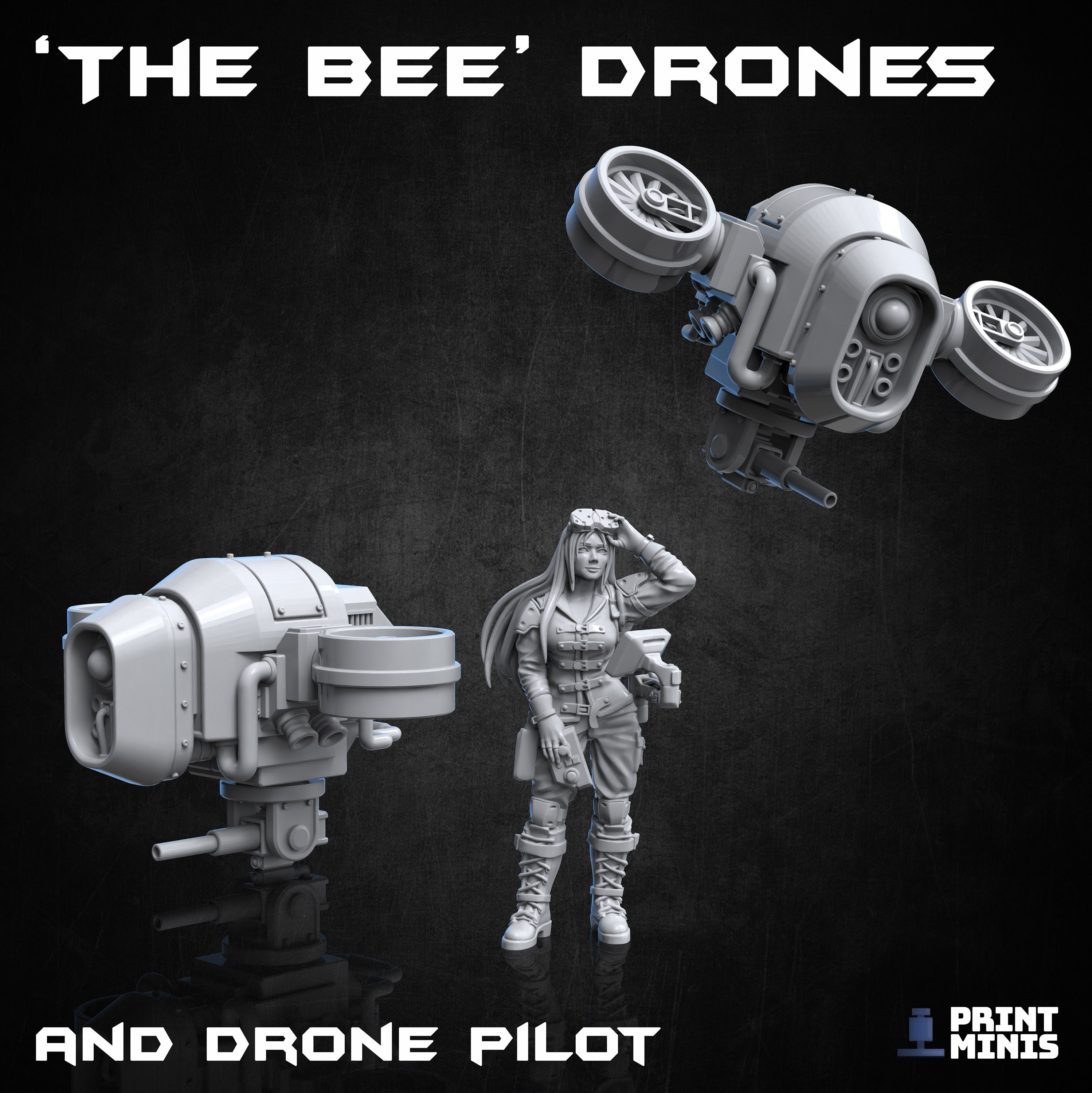 Mini drones personalizados, Bee