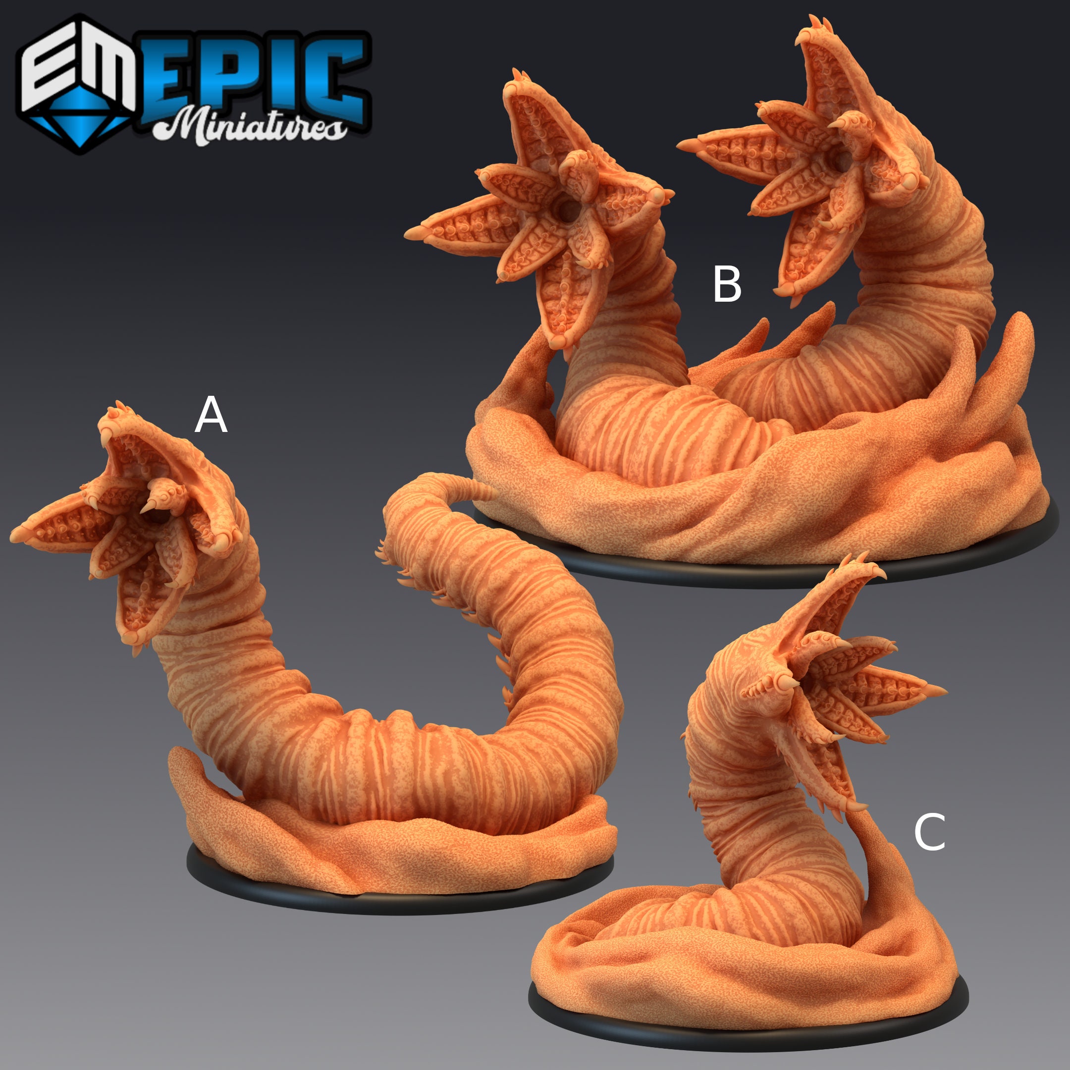 dune sandworm action figure