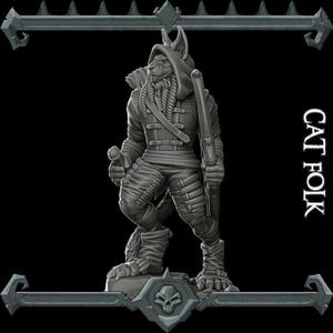 Cat-folk Archer - Rocket Pig Games