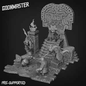 Aztec Temple - Goonmaster | 28mm and 32mm | Wargaming | DnD | Tabletop Roleplaying