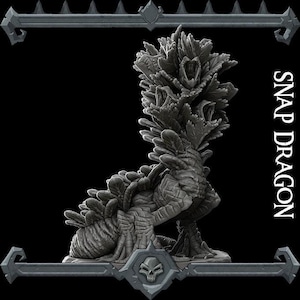 Snap Dragon. Little Leafy Dragon Monster - Rocket Pig Games | 28mm and 32mm | Wargaming | DnD | Tabletop Roleplaying