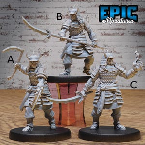 Oni Samurai - Miniatures épiques | 28 mm et 32 mm | Jeux de guerre | MdD | Jeux de rôle sur table