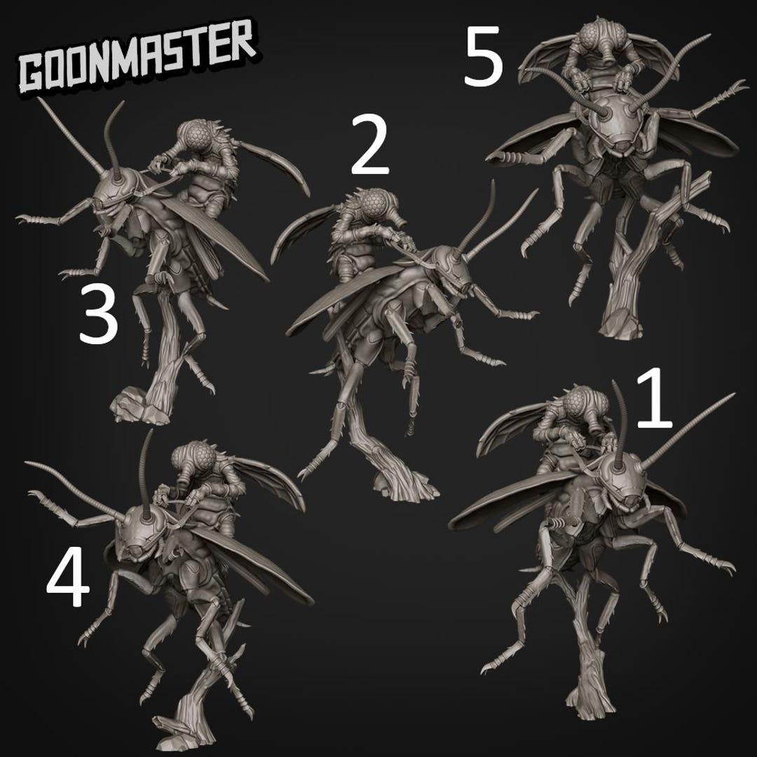 Flying Roach Riders. Fly Cockroach Cavalry - Goonmaster | 28mm and 32mm ...