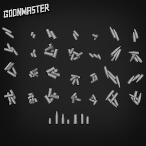 Bullets - Goonmaster Basing Bits | 28mm and 32mm | Wargaming | DnD | Tabletop Roleplaying