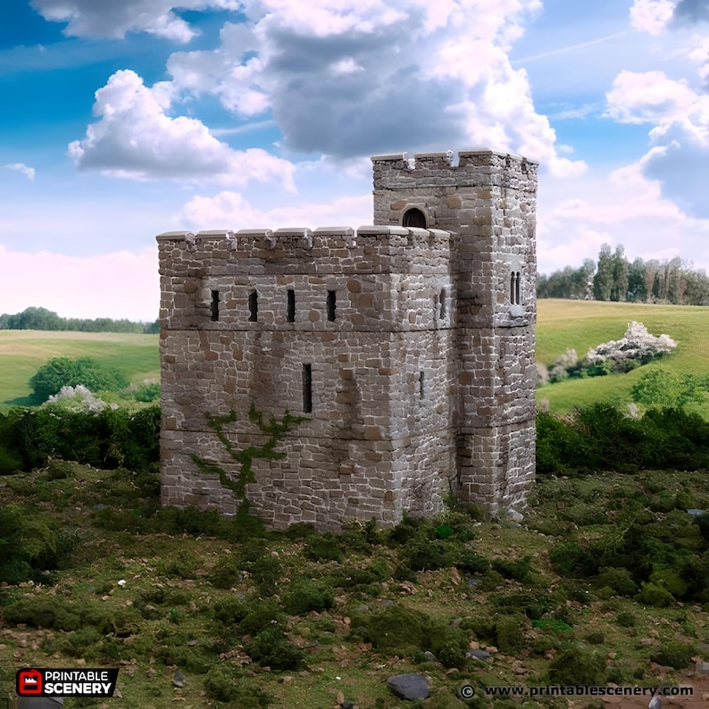 Forteresse Orientale - Corps De Garde 28mm Pour Tabletop - LSDA D&D Pathfinder
