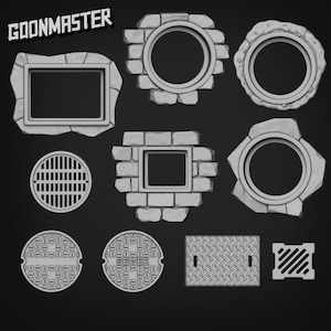 Manhole Cover - Goonmaster Basing Bits