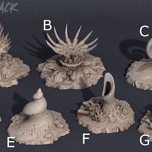 Deep Sea Scatter Terrain - Print Your Monsters | 28mm and 32mm | Wargaming | DnD | Tabletop Roleplaying