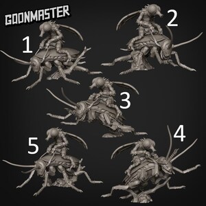 Roach Riders. Fly Cockroach Cavalry - Goonmaster | 28mm and 32mm | Wargaming | DnD | Tabletop Roleplaying