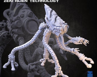 Alien Harvester Robot - Print Minis | 28mm and 32mm | Wargaming | DnD | Tabletop Roleplaying