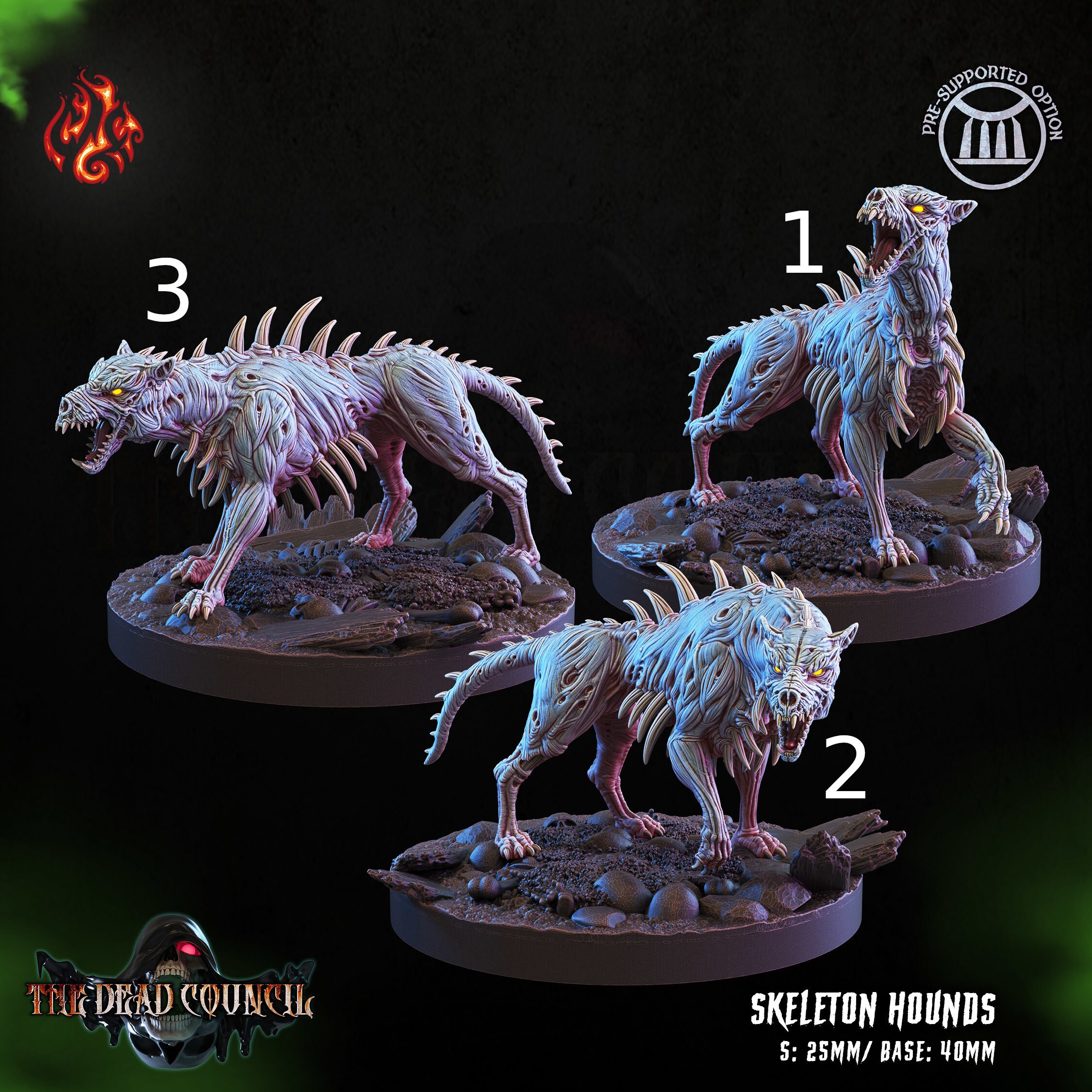 Zombie Dogs Miniatures - Etsy