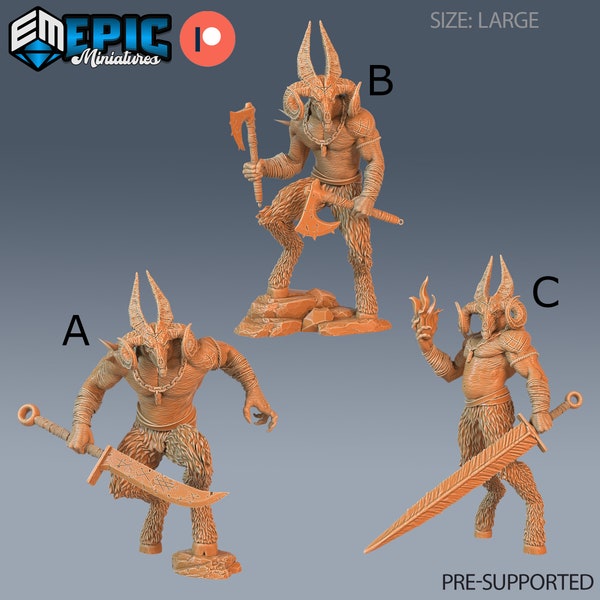 Goristro - Epic Miniatures | 32mm | Demon | Devil | Goat