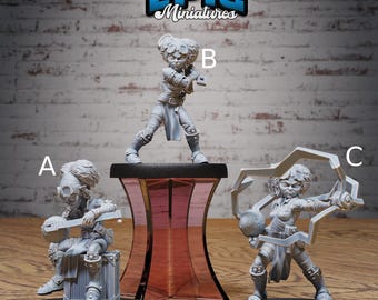 Gnome Tinkerer Female - Epic Miniatures | 28mm and 32mm | Wargaming | DnD | Tabletop Roleplaying