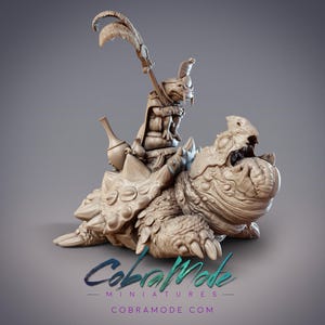 Hanzaki Sand Mage Rasa - CobraMode | 28mm and 32mm | Wargaming | DnD | Tabletop Roleplaying