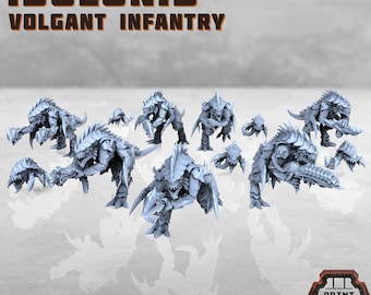 Volgants, Idolonids - Print Minis | Sci Fi | 28mm Heroic | Demon | Alien | Space Bug