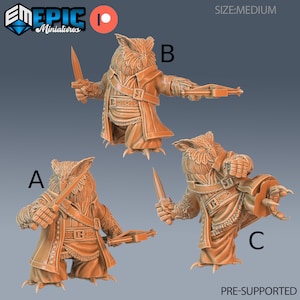 Bird Folk Ranger - Epic Miniatures | 32mm | Owl | aarakocra