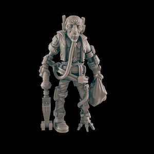 Amputee traveller. Cyberpunk Citizen - Ec3d